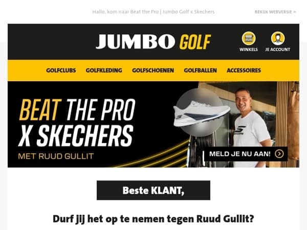 Durf jij het op te nemen tegen Ruud Gullit?