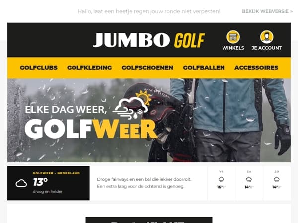 Nat weekend? Echt Golfweer! ☔ 🏌️
