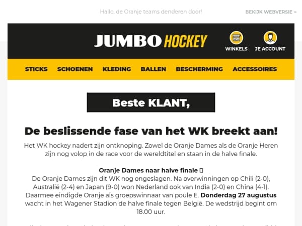 De beslissende fase van het WK breekt aan!