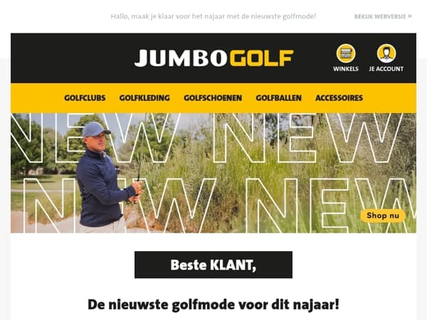 De nieuwste golfmode voor dit najaar!