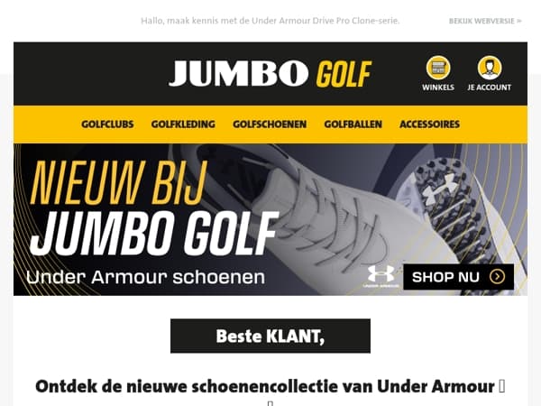 Ontdek de nieuwe schoenencollectie van Under Armour