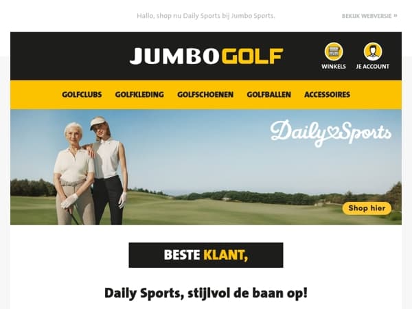 Daily Sports, stijlvol de baan op!