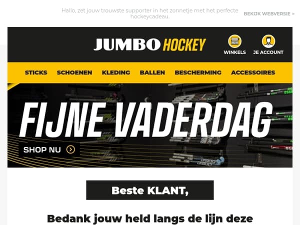 Bedank jouw held langs de lijn deze Vaderdag ❤️🏑