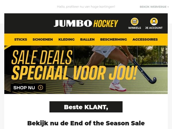 LAATSTE KANS: End of the Season Sale 🔥