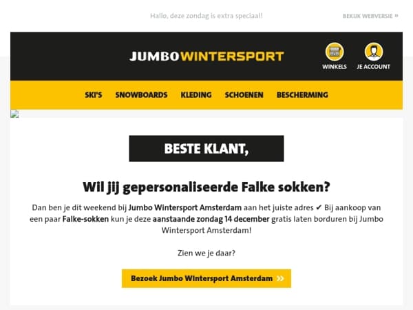 Wil jij gepersonaliseerd Falke sokken?