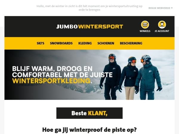 Hoe ga jij winterproef de piste op?