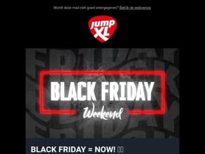 Black Friday = NOW! 🔥