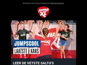 Laatste kans JumpScool 🔥