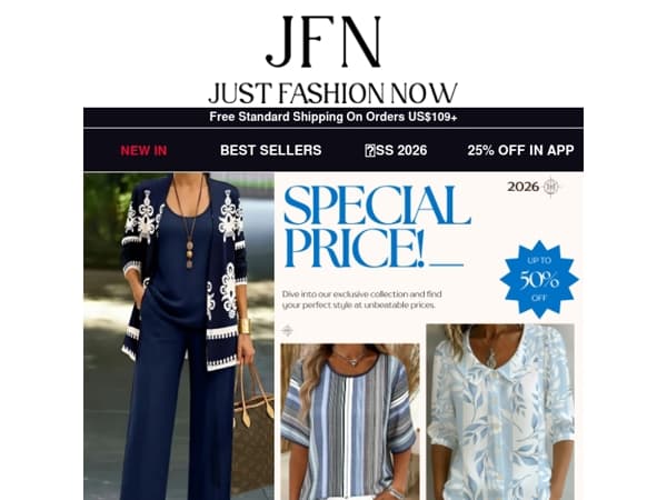 ☀️Fast Fashion, Faster Shipping➤Still Thinking? 