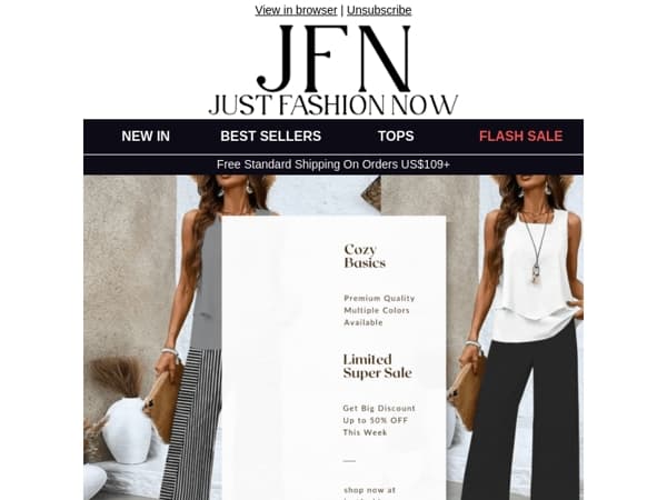 🌼👚Minimal Looks, Maximum Style — Shop the Basics Everyone Loves