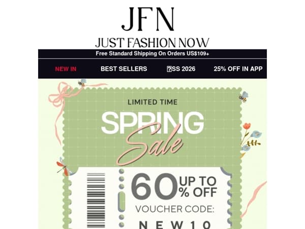 🌷 $10 Off New-⚡In Spring Deals