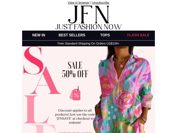 🍹👚 Summer's Calling! Grab $30 Off Fresh New Looks