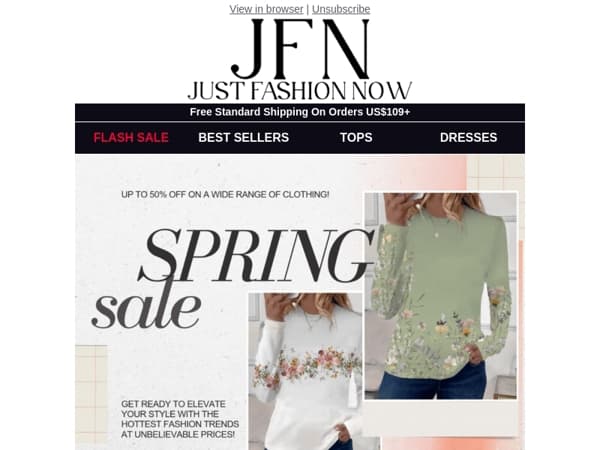 🌺✨ New Floral Arrivals! Add to Cart & Save Big Today!