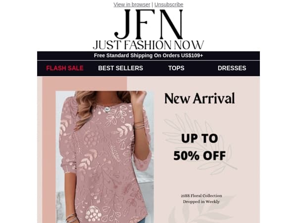 🌷👚 Spring Blossoms in Fashion! Shop & Save Now!