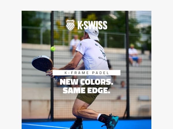 Fresh colors for the padel court.