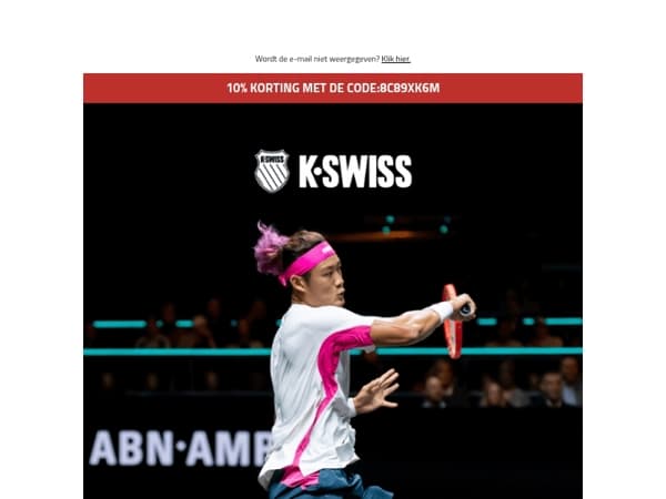 Tennis, padel... uw uitrusting met 10% korting 🎾🎁