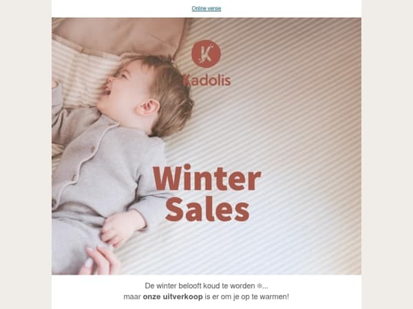 De winteruitverkoop is begonnen! ❄️