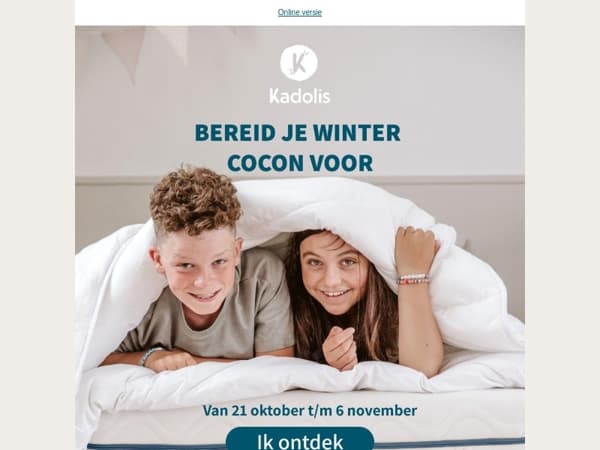 Bereid je wintercocon voor ❄️