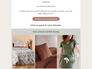 De uitverkoop gaat ook door voor jullie, volwassenen!