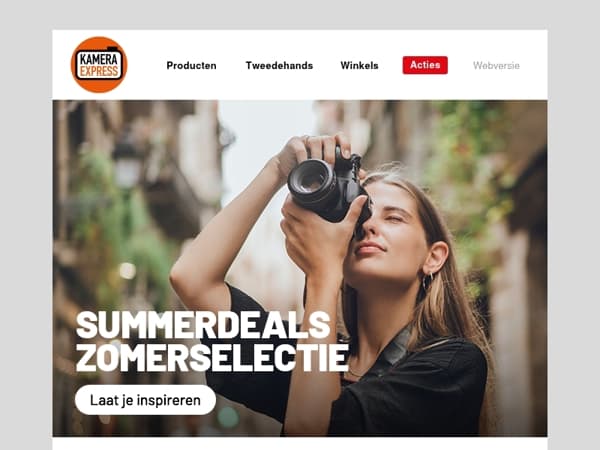 Pak je camera erbij, de zomer roept