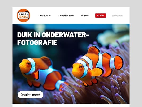Duik in onderwaterfotografie