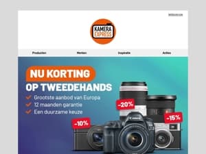 Nu korting op onze tweedehands producten