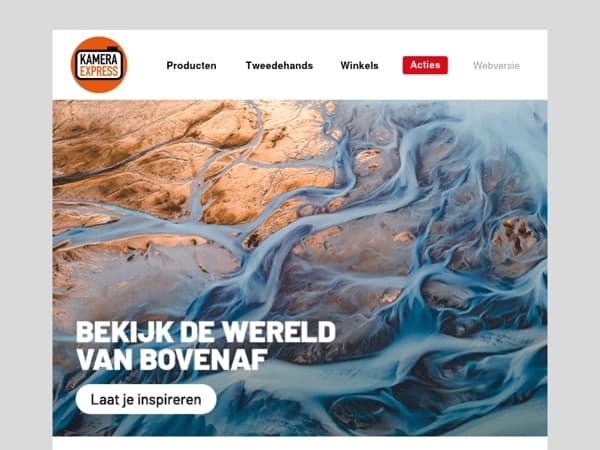 Bekijk de wereld van bovenaf