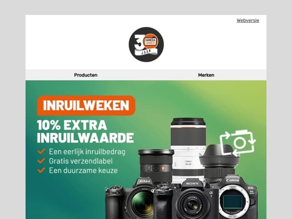 Toe aan nieuwe gear? Nu 10% extra bij inruil van je oude apparatuur