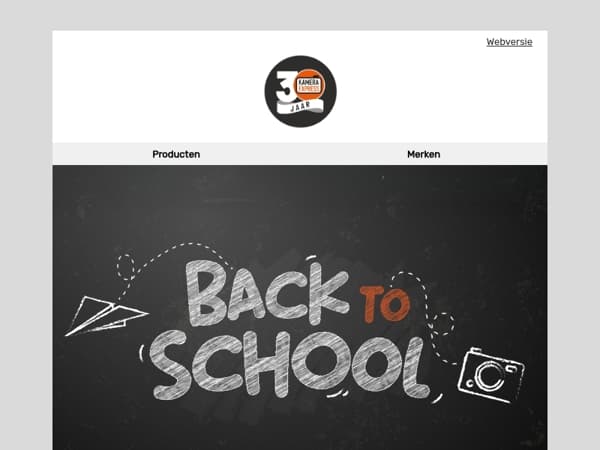 Back to School-deals bij Kamera Express!