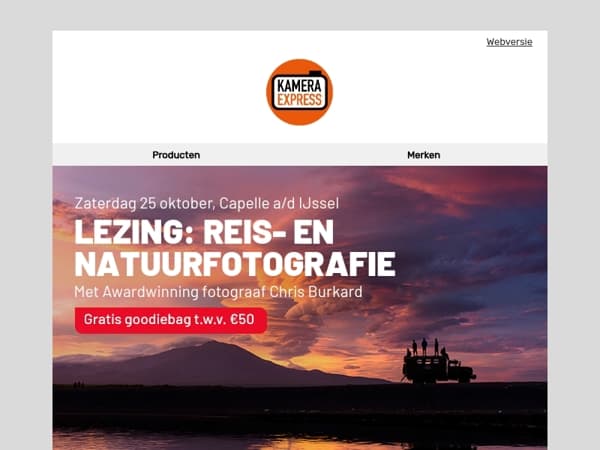 📸 UITNODIGING: Natuurfotografie door Chris Burkard