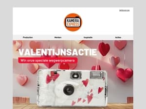 Ons valentijnscadeau voor jou: win een camera en leg de liefde vast