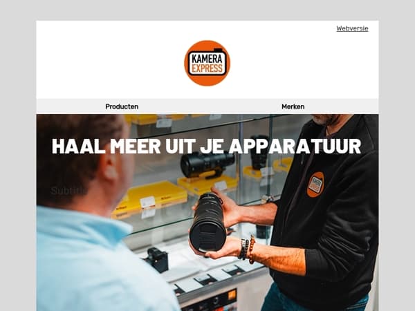 Bekijk onze winkelservices, alles van fotoservice tot verhuur