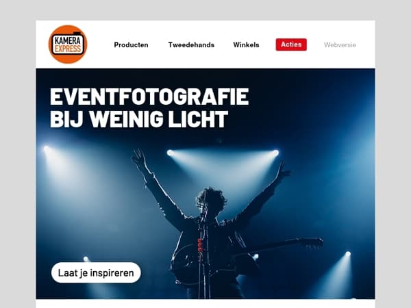 Van eventfotografie tot de nieuwste gear