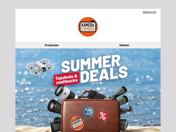 Summer Deals zijn gestart: tot €600 cashback