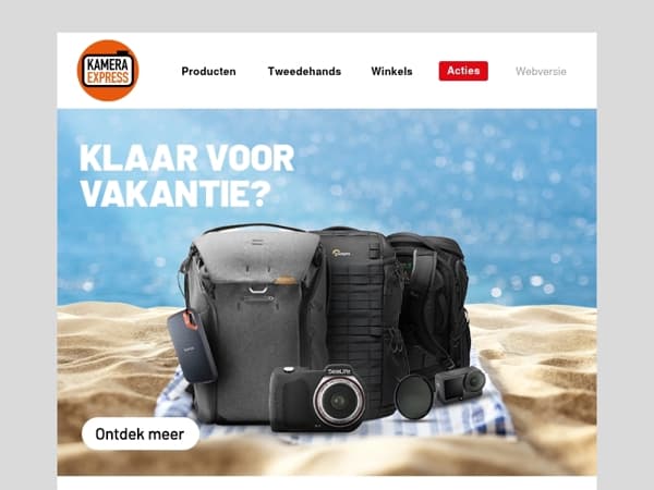 Alles mee voor je vakantie?