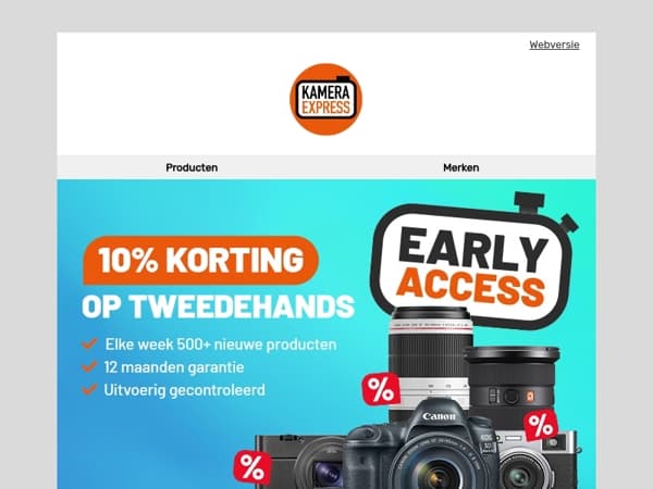 Early access tot tweedehands deals