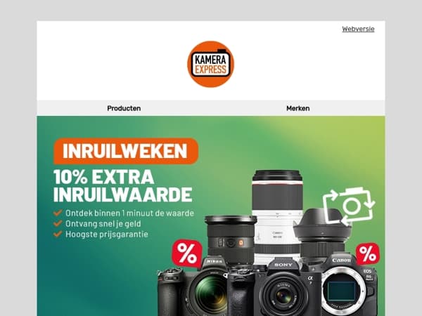 10% extra inruilwaarde! Jouw gear is nu nóg meer waard