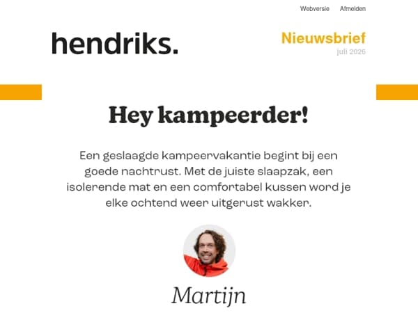 Slaap lekker, kampeer beter met Nomad 🌟