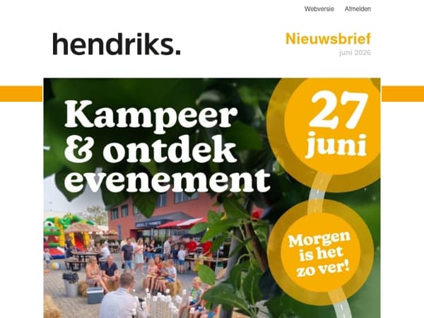 📅 Plannen voor morgen 27 juni? Kom naar het Kampeer & Ontdek Evenement! 🧭