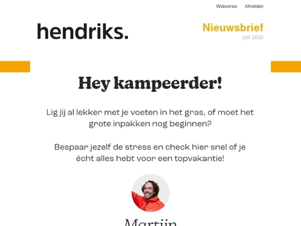 Upgrade je kampeertrip met Human Comfort essentials