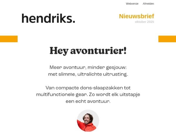 Hey avonturier!🏕️