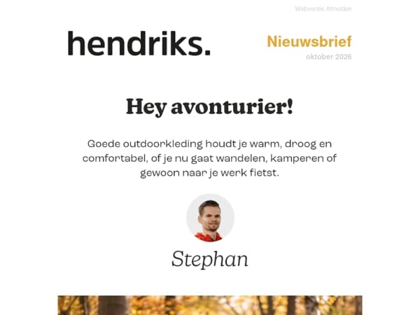 Klaar voor de herfst? Ontdek onze outdoor essentials 🍂