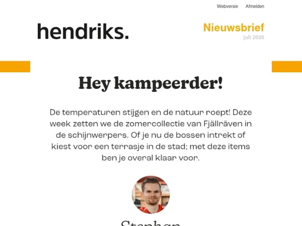 Blijf koel deze zomer met Fjällräven☀️