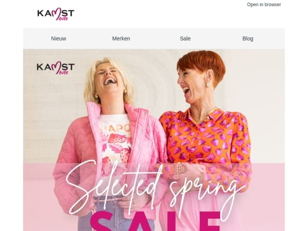 Kamst Mode: SELECTED SPRING SALE
