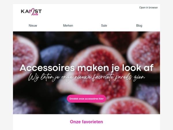 Maak je look af met accessoires