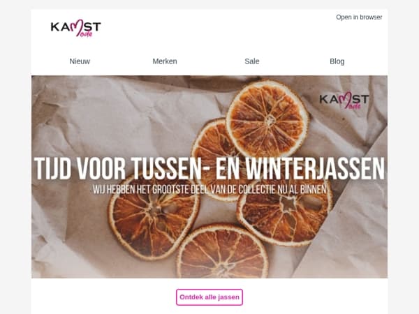 Het is tijd voor tussen- en winterjassen!