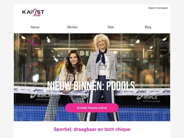 POOOLS nieuw binnen: navy & strepen