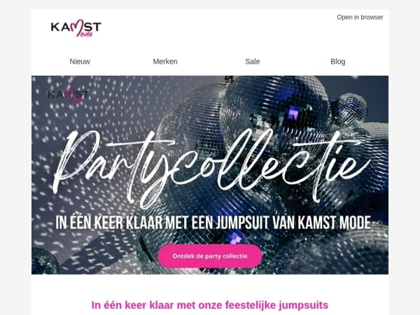 In één keer klaar voor de feestdagen: JUMPSUITS!