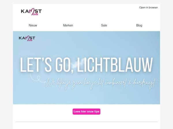 Lichtblauw: hoe combineer je het?
