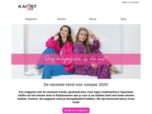 Ons magazine is nu uit!